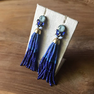 Stella & Dot Iris Tassel Earrings